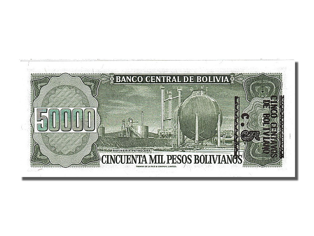 Banconote, Bolivia, 50,000 Pesos Bolivianos, 1984, 1984-06-05, FDS