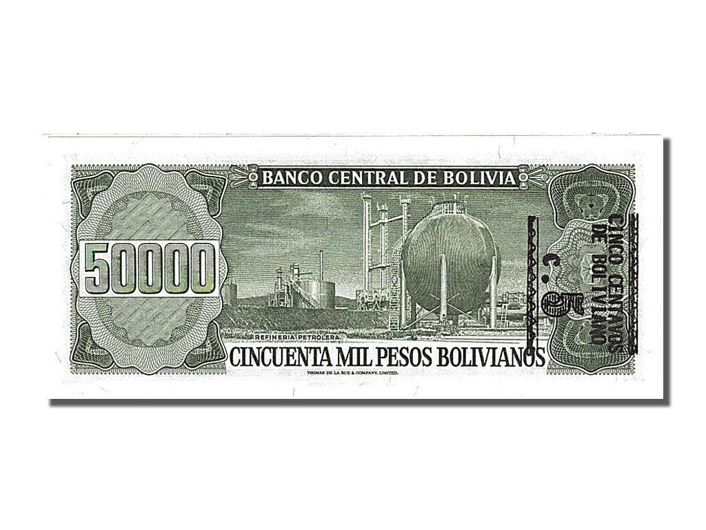 Biljet, Bolivia, 50,000 Pesos Bolivianos, 1984, 1984-06-05, NIEUW