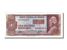 Billete, 100,000 Pesos Bolivianos, 1984, Bolivia, 1984-06-05, UNC