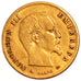 FRANCE, Napoléon III, 5 Francs, 1860, Paris, KM #787.1, VF(30-35), Gold, 16.7, G
