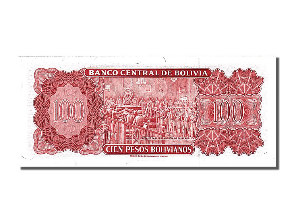 Bolivie, 100 Pesos Bolivianos, type Simon Bolivar 