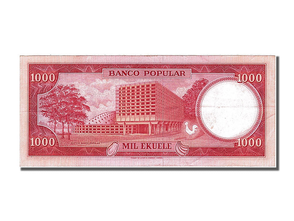 Guinea equatoriale, 1000 Ekuele, 1975, BB+