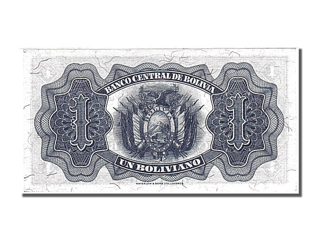 Billete, 1 Boliviano, 1928, Bolivia, 1928-07-20, UNC