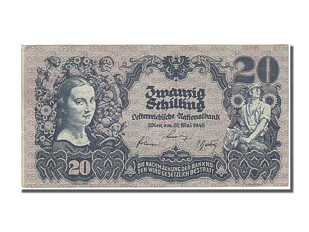 Austria, 20 Schilling, 1945, KM #116, 1945-05-29, UNC(63), 124894597