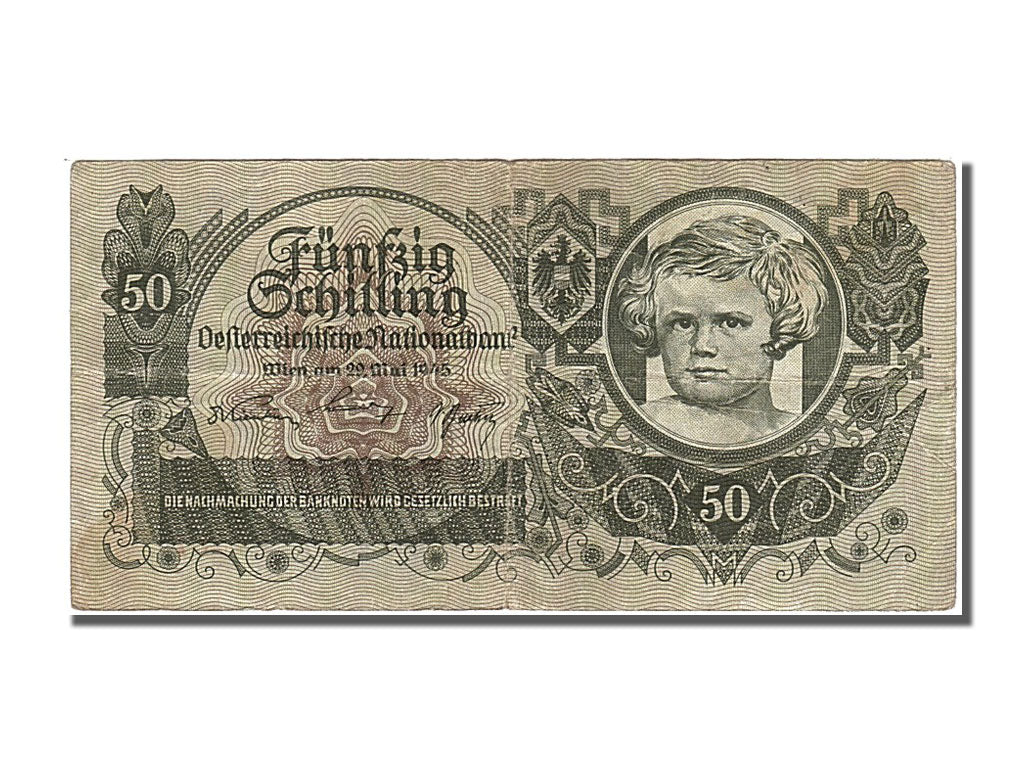 Austria, 50 Schilling, 1945, KM #117, 1945-05-29, EF(40-45), 00057891