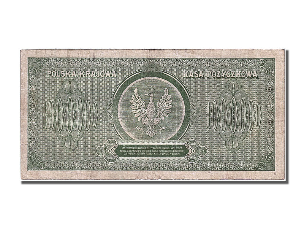 Poland, 1,000,000 Marek, 1923, KM #37, 1923-08-30, EF(40-45), A 5663976