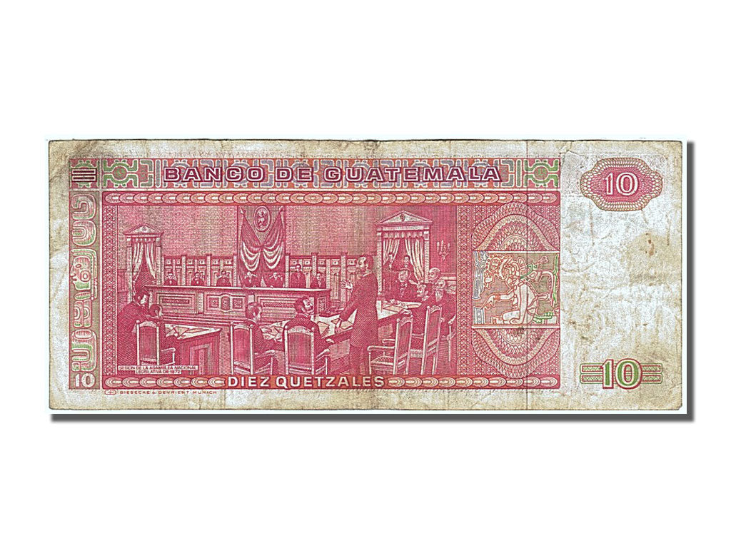 Guatemala, 10 Quetzales, type Miguel Garcia Granados