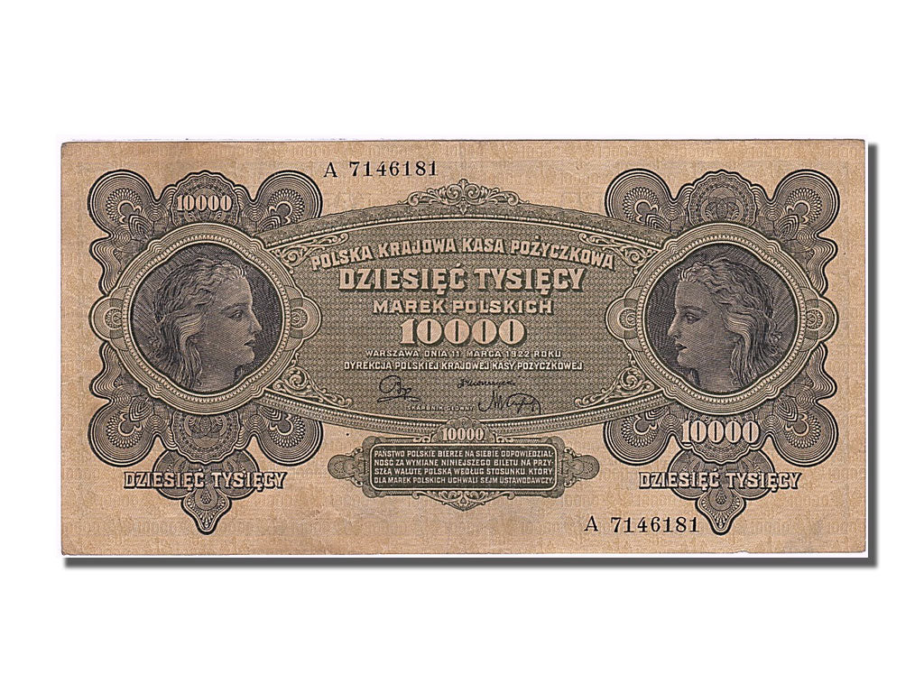Billete, 10,000 Marek, 1922, Polonia, 1922-03-11, MBC