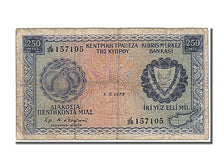 Cyprus, 250 Mils, 1973, KM #41b, 1973-05-01, VF(30-35), J/39 157105