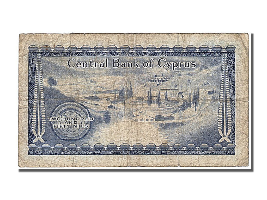 Cyprus, 250 Mils, 1973, KM #41b, 1973-05-01, VF(30-35), J/39 157105