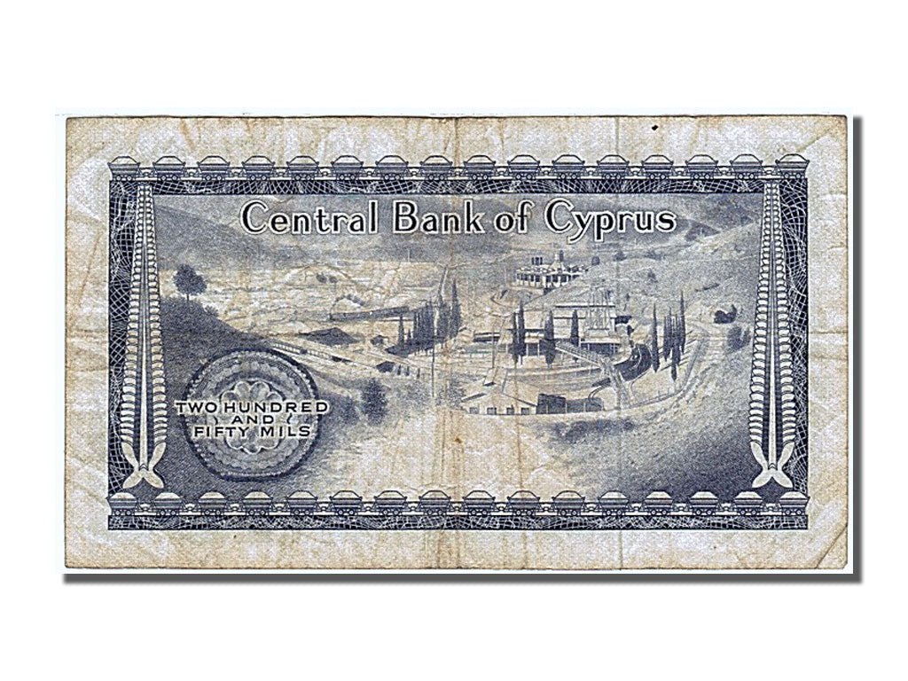 Cyprus, 250 Mils, 1979, KM #41c, 1979-06-01, EF(40-45), O/64 168893