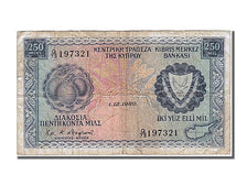 Cyprus, 250 Mils, 1980, KM #41c, 1980-12-01, VF(30-35), Q/73 197321