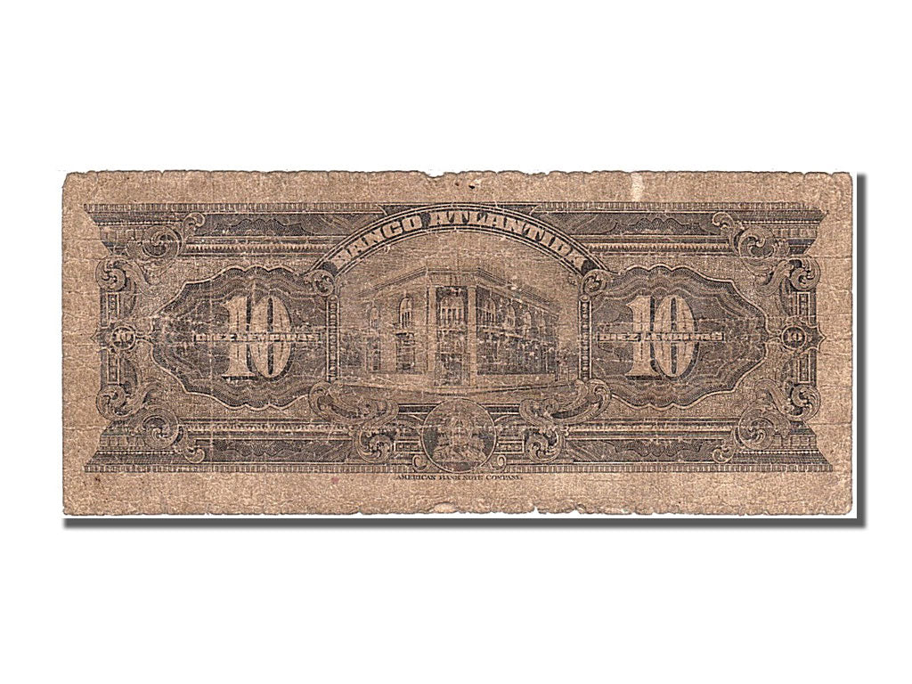 Honduras, 10 Lempiras, 1932, KM #S124b, 1932-07-01, VG(8-10), 034379