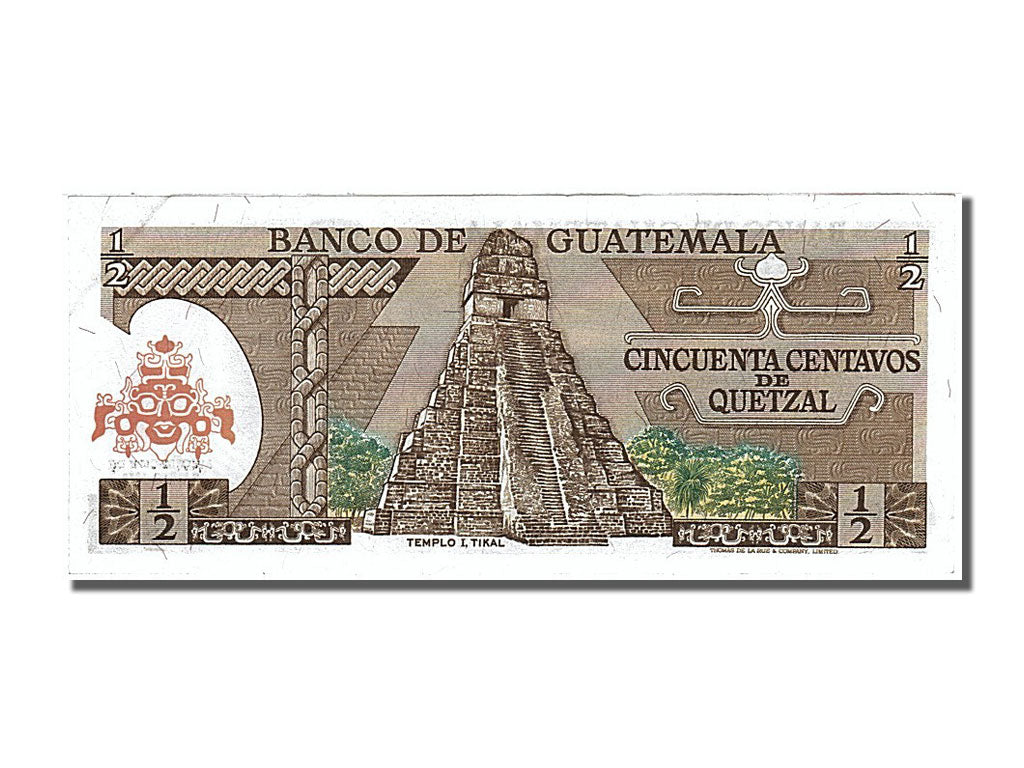 Guatemala, 1/2 Quetzal, type Tecun Uman