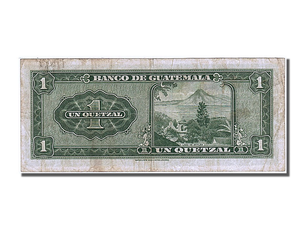 Guatemala, 1 Quetzal, 1960, KM #43b, 1960-01-13, EF(40-45), A 4624804L