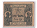 Morocco, 1 Franc, 1944, KM #42, 1944-04-06, AU(55-58)