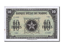 Banconote, Marocco, 10 Francs, 1944, 1944-03-01, SPL