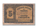 Banknote, Morocco, 5 Francs, 1943, 1943-08-01, EF(40-45)