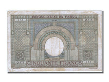 Banknote, Morocco, 50 Francs, 1945, 1945-03-01, EF(40-45)