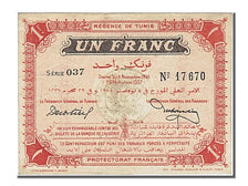 Tunisia, 1 Franc, 1918, 1918-11-04, UNC(63), 17670