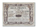 Tunisia, 2 Francs, 1920, 1920-03-03, AU(55-58), 13068