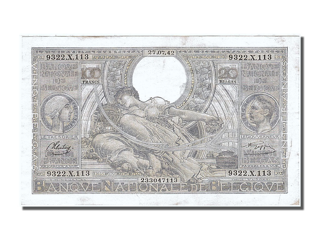 Belgique, 100 Francs, type Vloors Français/Flamand