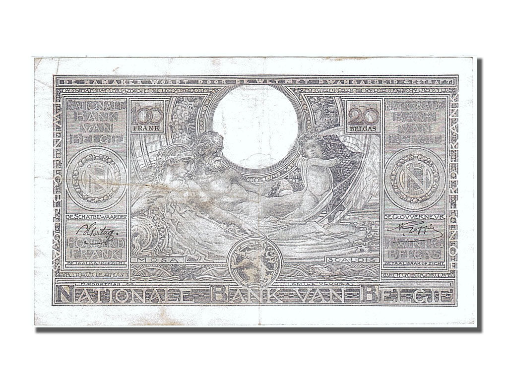 Belgique, 100 Francs, type Vloors Français/Flamand