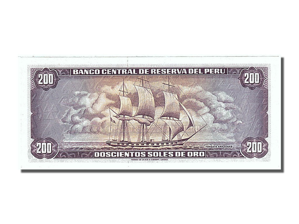 Peru, 200 Soles De Oro, 1973, 1973-05-24, UNC(65-70), Q11416684