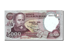 Colombia, 5000 Pesos, 1994, KM #440, 1994-01-03, AU(55-58), 16527167