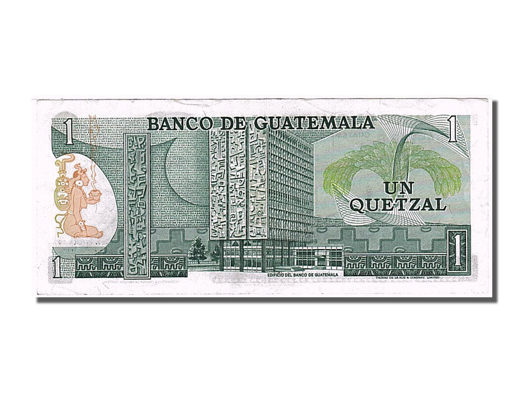 Guatemala, 1 Quetzal, 1974, KM #59b, 1974-01-02, EF(40-45), B 6845362 G