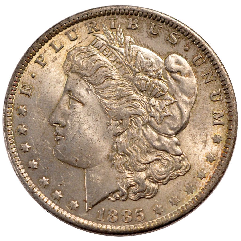 UNITED STATES, Morgan Dollar, Dollar, 1885, U.S. Mint, KM #110, AU(55-58),...