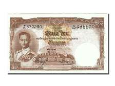 Thailand, 10 Baht, 1953, KM #76d, AU(55-58), W/547
