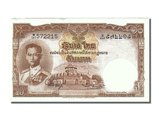 Thailand, 10 Baht, 1953, KM #76d, AU(55-58), W/547