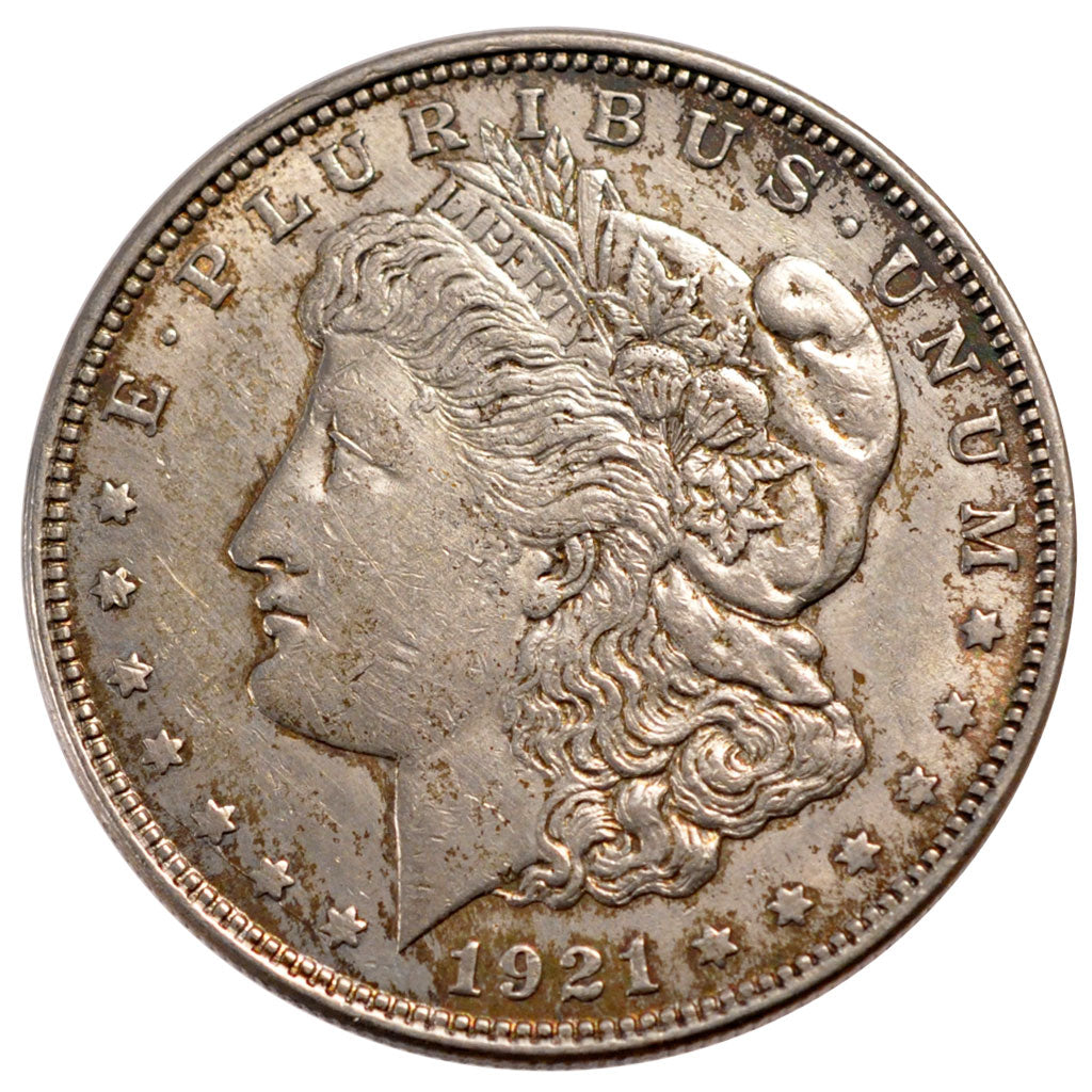 UNITED STATES, Morgan Dollar, Dollar, 1921, U.S. Mint, KM #110, AU(50-53),...