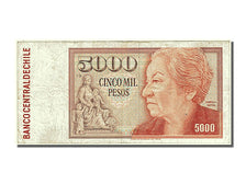 Chile, 5000 Pesos, 1991, KM #155c, EF(40-45), AA 3435383