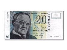 Finland, 20 Markkaa, 1993, KM #122, UNC(60-62), 2011888877