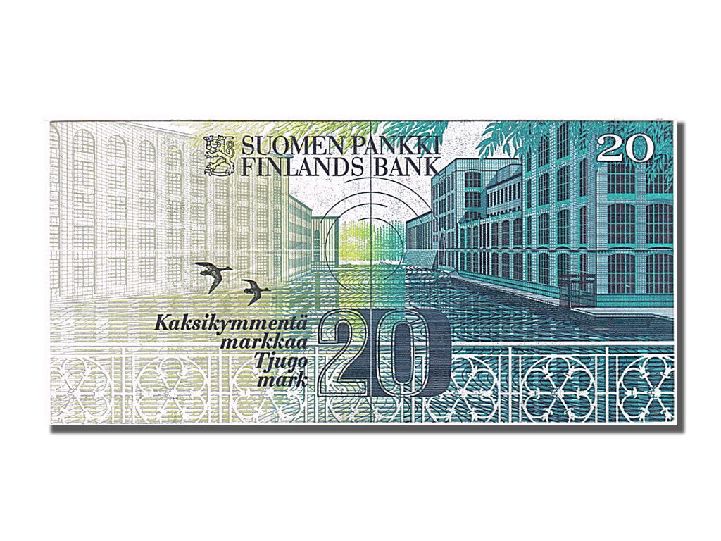Finland, 20 Markkaa, 1993, KM #122, UNC(60-62), 2011888877