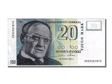 Finland, 20 Markkaa, 1993, KM #122, UNC(63), 2032261812