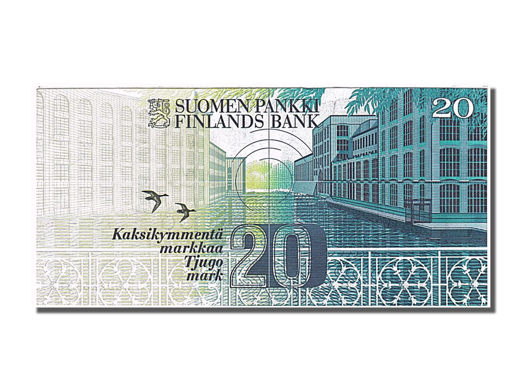Finland, 20 Markkaa, 1993, KM #122, UNC(63), 2032261812