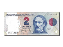 Argentina, 2 Pesos, 1992, KM #340a, UNC(65-70), 59.466.326 A