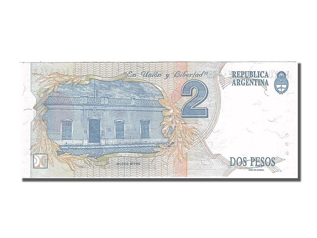 Argentina, 2 Pesos, 1992, KM #340a, UNC(65-70), 59.466.326 A