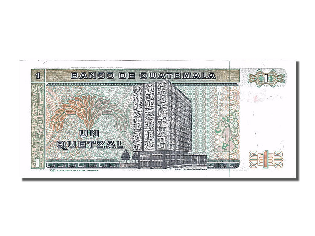 Banknote, Guatemala, 1 Quetzal, 1985, 1985-01-09, UNC(65-70)