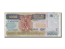 Costa Rica, 5000 Colones, 1991, KM #260a, 1991-08-28, EF(40-45), A01150578