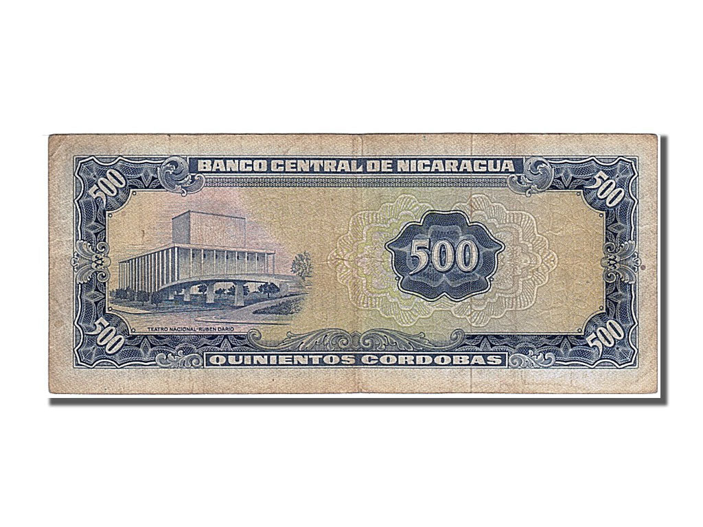Nicaragua, 500 Córdobas, KM #133, EF(40-45), E 0149826