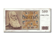 Banknote, Belgium, 500 Francs, 1955, 1955-07-02, AU(55-58)