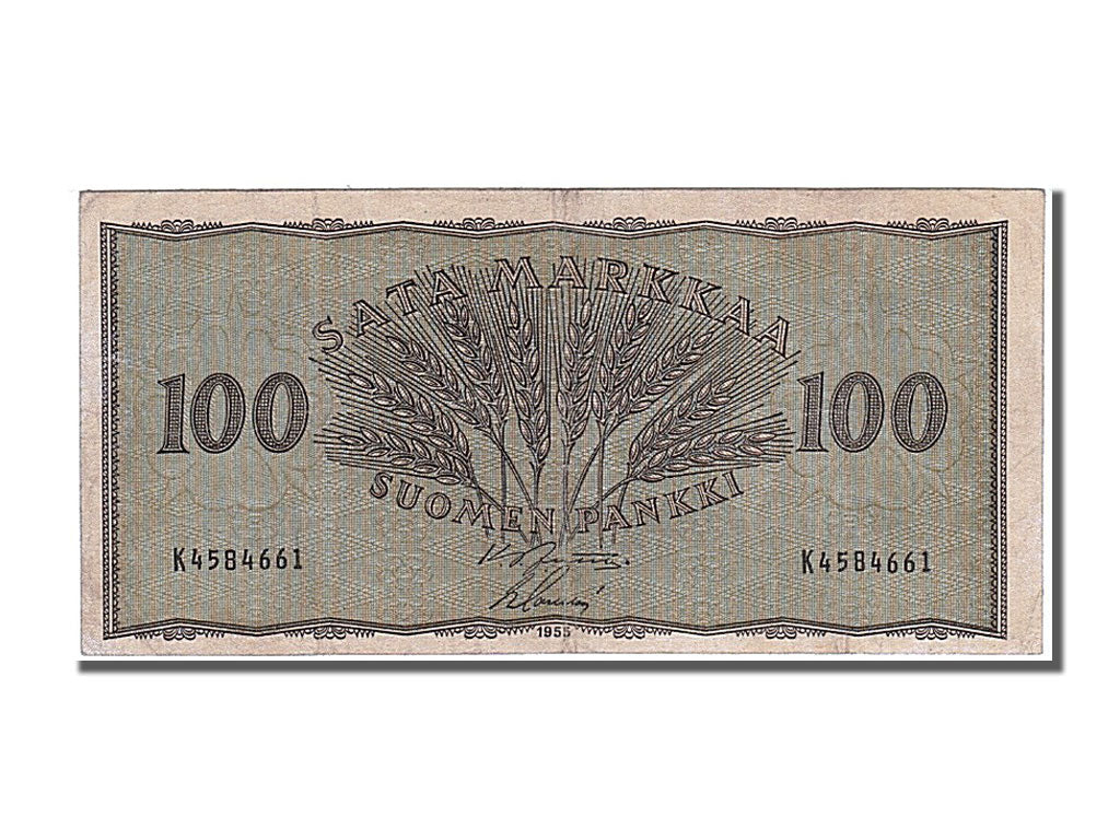 Finland, 100 Markaa, 1955, EF(40-45), K4584661