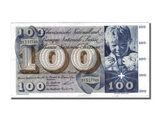 Switzerland, 100 Franken, 1963, KM #49e, 1963-03-28, AU(55-58), 33X17749