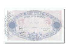 France, 500 Francs, 500 F 1888-1940 ''Bleu et Rose'', 1915, KM #66g,...