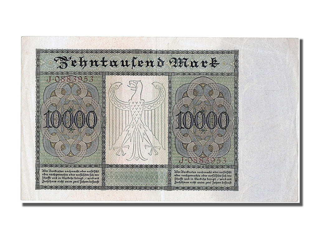 Banknote, Germany, 10,000 Mark, 1922, 1922-01-19, AU(55-58)