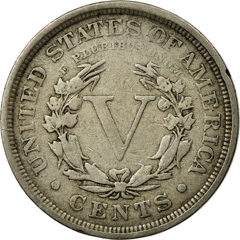 Moneta, Stati Uniti, Liberty Nickel, 5 Cents, 1902, Philadelphia, BB